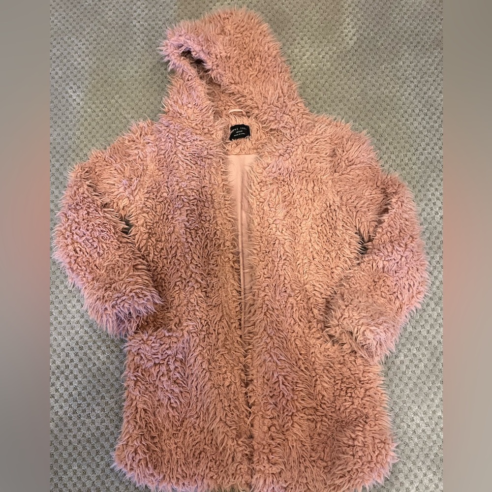 Love Tree Fuzzy Coat